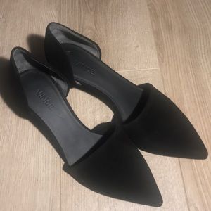 Vince classic suede pumps